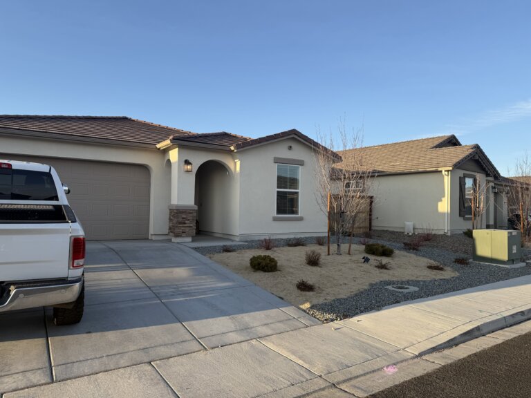 Sparks home plumbing job site of Johnson Plumbing